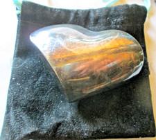 VINTAGE CHRISTOFLE FRANCE STERLING SILVER PLATED HEART PAPERWEIGHT 10.8 OZ. USED
