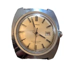 As IS 1974 Timex Viscount  Automatic Watch. NOTE: PARTS ONLY  - Repair, TLC