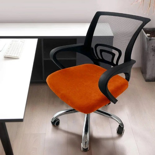 1 Stück Samt Bürostuhlbezug Computer Drehsitzbezug Elastisch Stuhl Rutsch - Bild 34 von 35