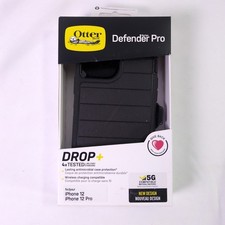 OtterBox Defender Series Case Holster for iPhone 12 iPhone 12 Pro- Black NEW
