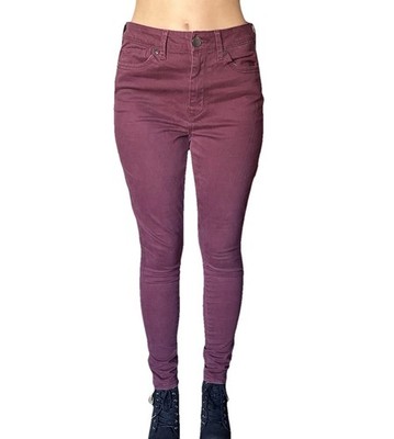 Seven7 Women s Skin-fit High Rise Jeans Size 10 Color Zinfandel
