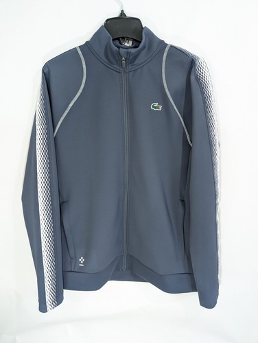 Lacoste Sport Daniil Medvedev Zip Sweatshirt Large Men Tennis Jacket pockets - Picture 6 of 12