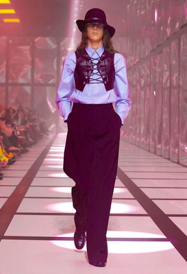 Gucci 22Aw Wide Textured Gabardine Pants | eBay