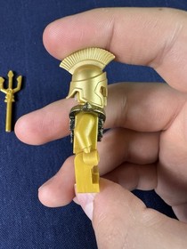 LEGO Atlantis Temple Statue Minifigure 7985 atl020 Poseidon Rare Retired