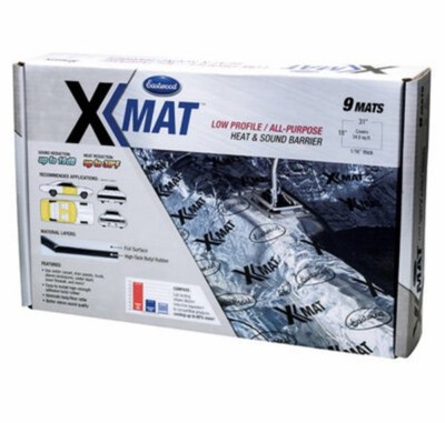 Eastwood X-Mat 9 Piece 18x31 inch Noise And Heat Deading Resistant Reducer Foam