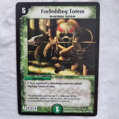 Duel Masters TCG - Forbidding Totem - 100/110 - RARE - DM-06