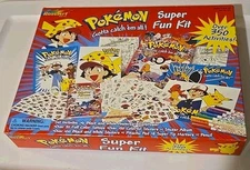Lot of 2 RoseArt Pokemon Sticker Sets, Tattoos, Posters, Etc -1 New/1 Opened 