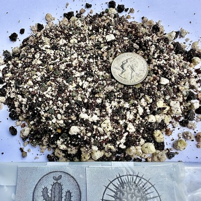 1 Quart  Pro Seed Sowing Germination Soil Mix  for Cactus Succulent Mycorrhizae