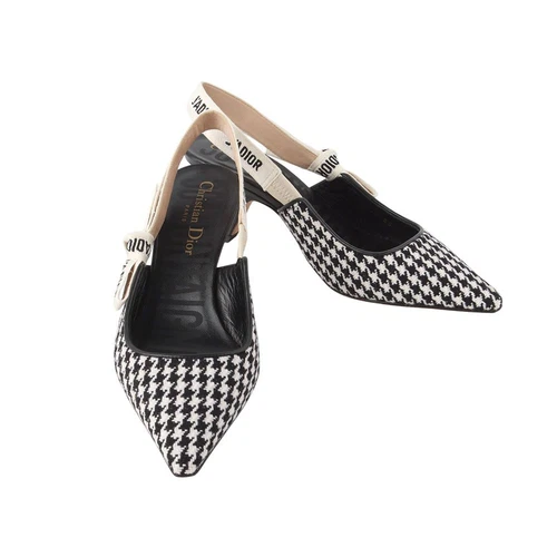 Escarpins pied de poule Dior KCP555PLR Slingback 35 119265374