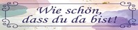 Holzschild 10X46 Cm Wie SchöN Dass Du Da Bist Deko Geschenk Schild