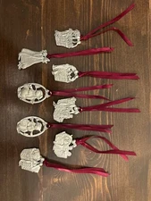 Vintage Lot of Longaberger Metal Tie-Ons — Great for Ornaments