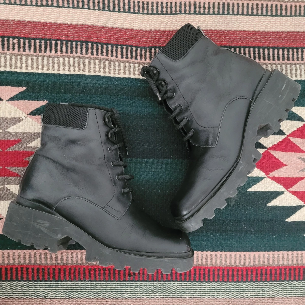 Nine West Black Combat Boots for Women for sale | eBay