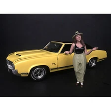"HANGING OUT II" TANYA FIGURINE FOR 1/18 SCALE MODELS BY AMERICAN DIORAMA 38188