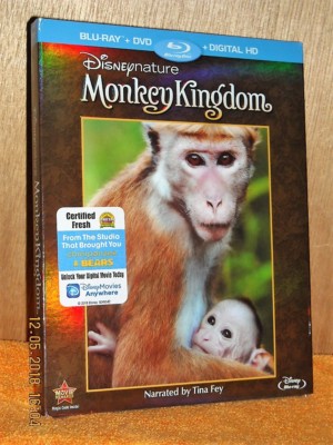 Disney Nature Monkey Kingdom (Blu-ray/DVD, 2015) NEW Mark Linfield