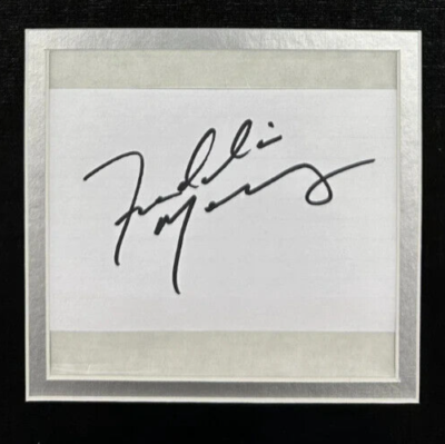 Freddie Mercury Signed Display ICZ Dave Norman Autograph COA | eBay