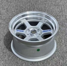 1pc Te37 Wheels 15x8j Et0 4x100 4x114.3 Silver