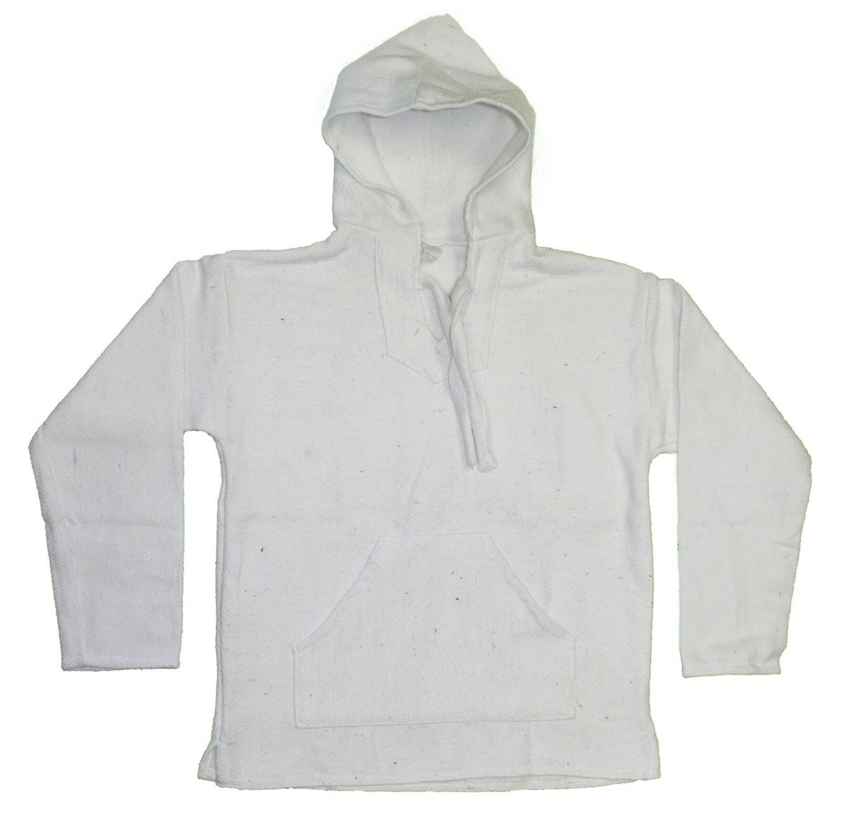 NEW NATURAL Baja Pullover Hoodie Shirt Mexican Surfer Poncho ANY 