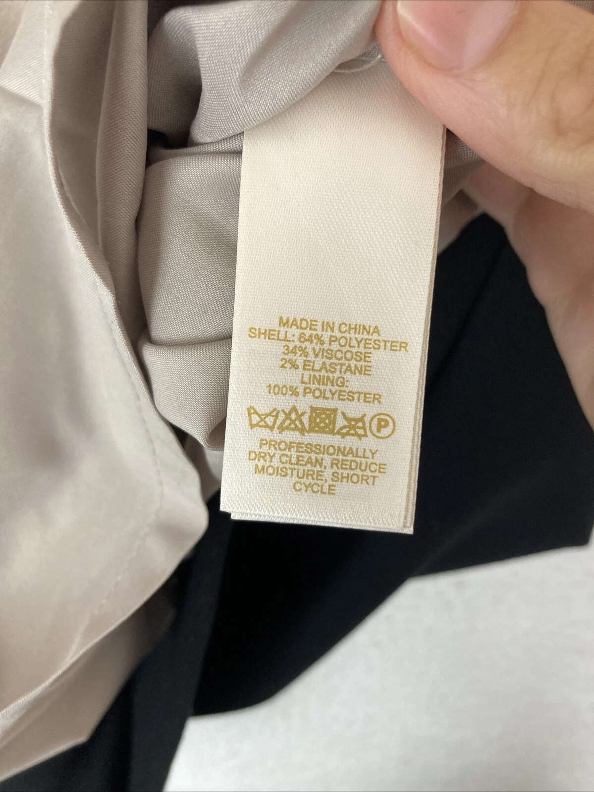 Abito midi donna Kate Spade taglia 6 spugna crepe smerlato marrone nero gonna orlo