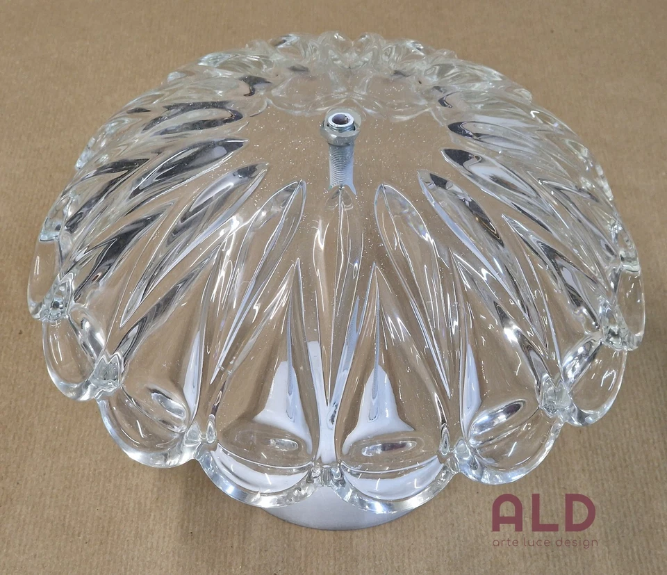 Bobeche coppetta copri cavi vetro cristallo ricambio per lampadario lampade lumi - Immagine 4 di 4