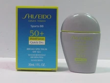 Shiseido Ginza Tokyo Sports BB 50+ Wet Force Quick Dry color Light 1 oz NEW