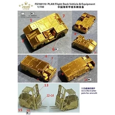FS700110 1/700 PLAN Flight Deck Vehicle & Equipment