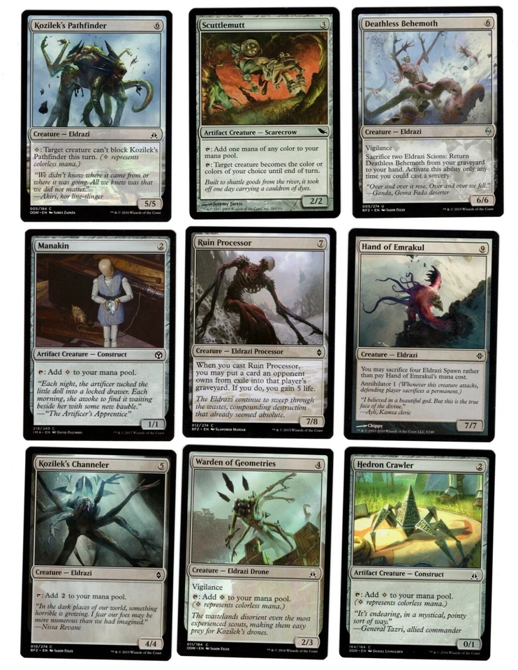 Kozilek Great Distortion-Commander-100-Card Deck-MTG-Magic the Gathering-Eldrazi - Image 3 of 4