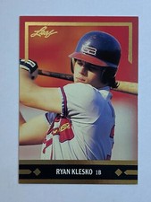 ⚾ 1991 Leaf Baseball Gold Leaf Rookies Insert #BC21 Ryan KLESKO ⚾