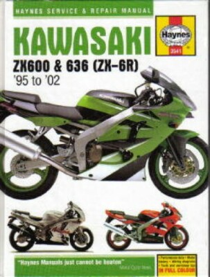 Haynes Kawasaki Ninja ZX-6R 1995-2002 Motorcycle Repair Manual