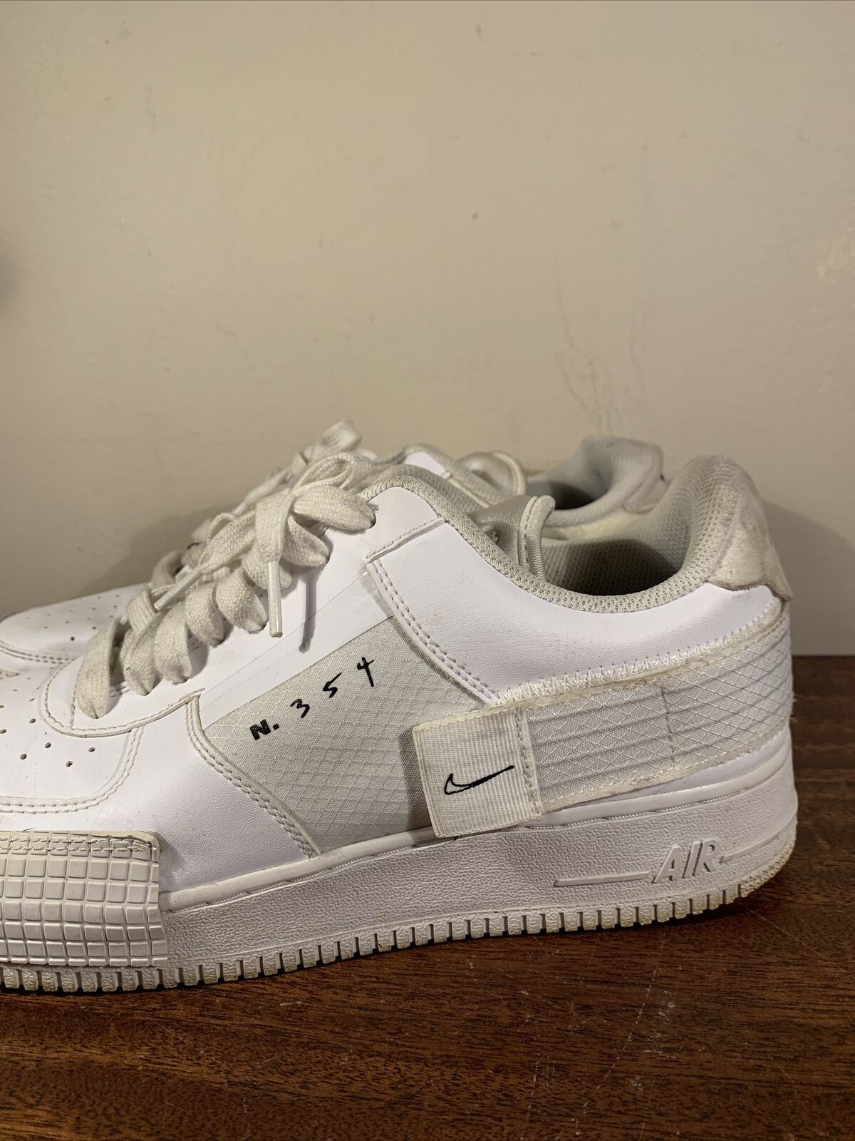 Nike AF1 - TYPE 2 Air Force 1 Triple White 2 SIZE… - image 2