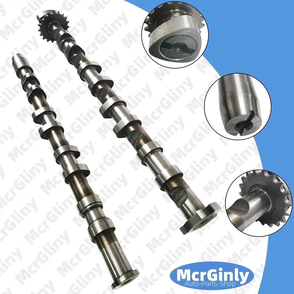 Árboles de levas de admisión y escape para Audi A3 A4 VW Eos Jetta Passat Seat Altea 2.0T Foto 4 de 4