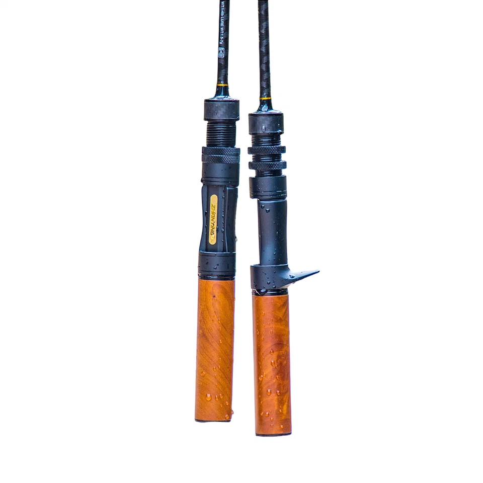 Vara de pesca de fundição LXPRO 6 pés 2-6 lb ação rápida fundição carbono truta Fuji - Imagem 4 de 4