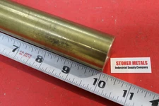 1-1/4" Brass C360 Round Bar 10" Long H02 Solid Rod New Lathe Bar Stock Cut New