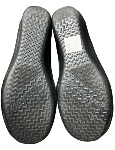 Skechers luftgekühlter Memory Foam schwarzer Rumbler Slipper Keilabsatzschuh Damen Größe 7,5 - Bild 4 von 7