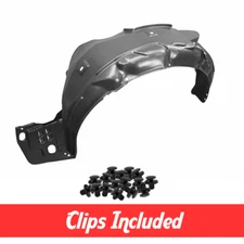 Front Driver Side Fender Liner w/ Clips For 2012 Honda Civic Sedan EX / EX Navi