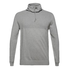 Esprit Mens Jumper Casmere Blend Waffle Textured rganic Cotton Yarn Top