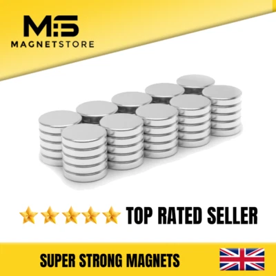 MAGNET STORE LIMITED Super Strong Disc Magnets 5mm x 1mm Neodymium N42 Small Craft DIY Model UK Stock