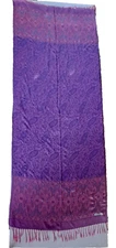 PARAS 100% Cashmere Pink/Fuchsia/Purple Paisley Design Pashmina