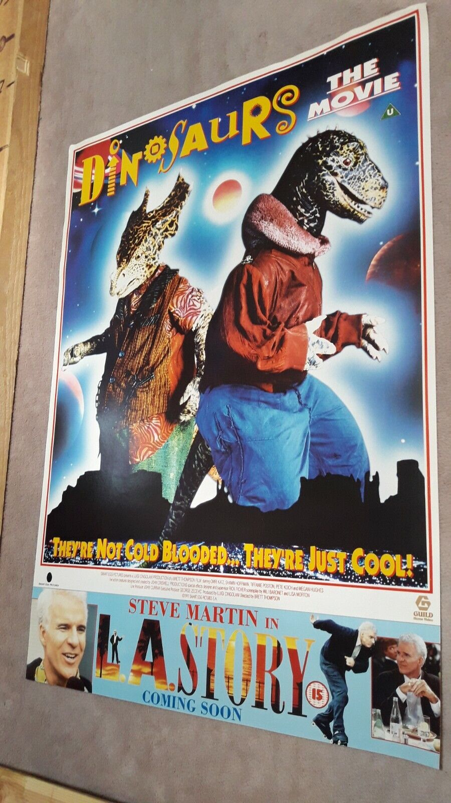 Dinosaurs: The Movie aka Adventures in Dinosaur City (1991) UK Video poster