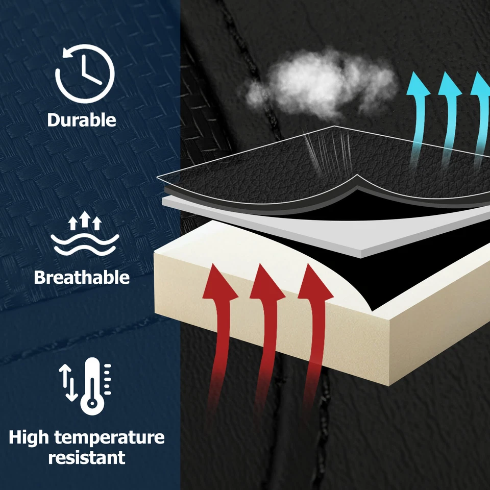 Asiento de conductor pasajero de bajo perfil apto para Harley Touring Road Glide 2009-2023 Foto 4 de 4