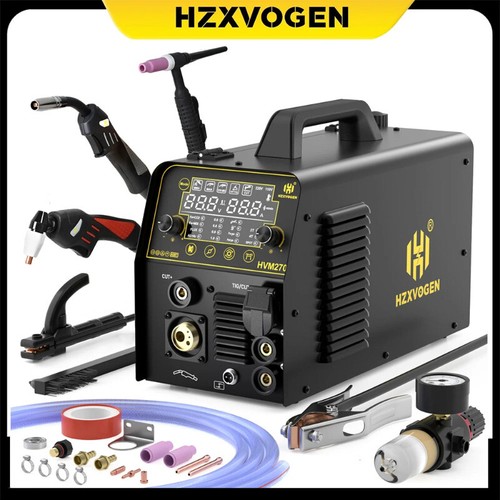 270A 6in1 Aluminum Welding Machine Cut/Gas Gasless MIG/HF Digital Screen 2T 4T - Picture 3 of 7