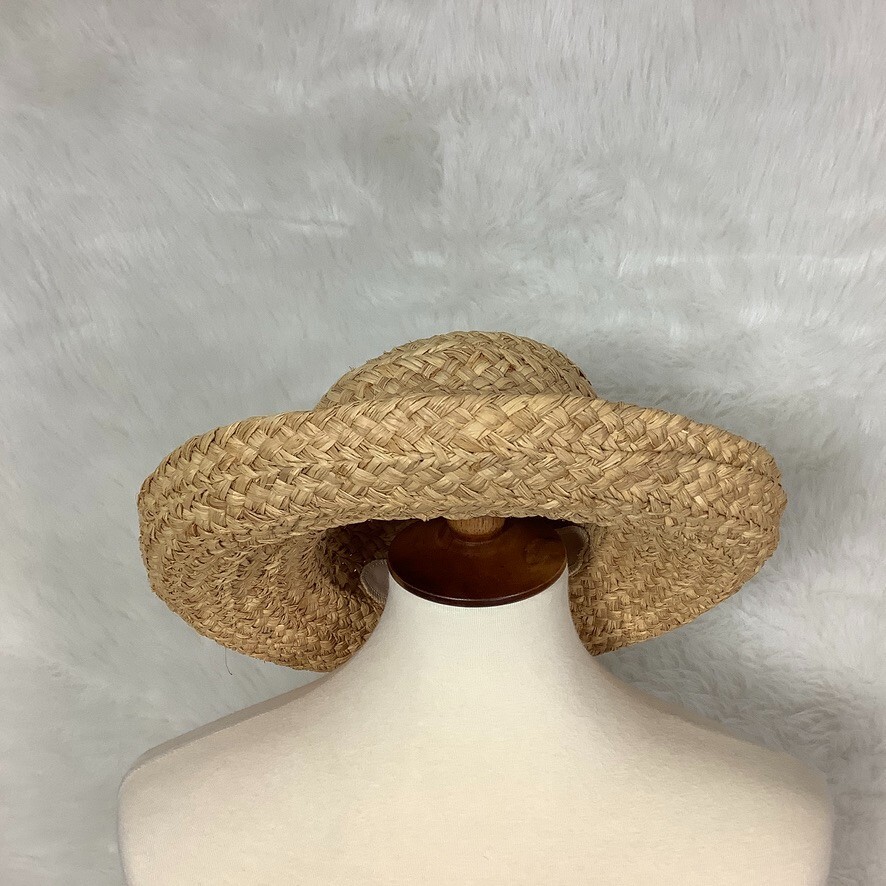 Helen Kaminski Australia Woven Raffia Hat with Raffia Bow | eBay display picture 3