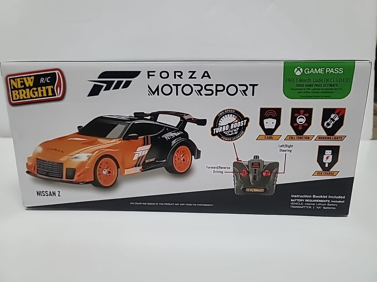 New Bright Nissan Z Forza Motorsport 1:16 RC Car + 1 Month Free