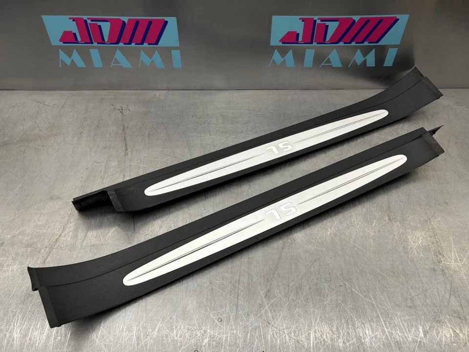 Par de estribos de puerta izquierda + derecha Mercedes SL SL500 2003-2009 Foto 3 de 4