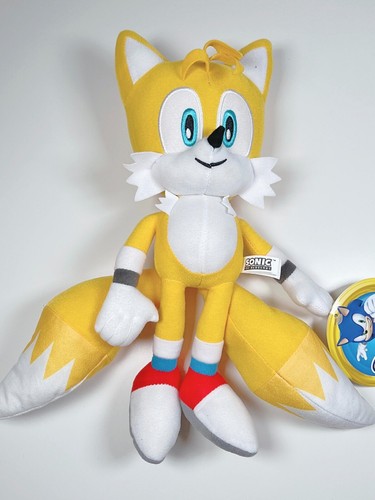 SONIC THE HEDGEHOG SEGA Licensed Plush SONIC TAILS KNUCKLES SHADOW 30cm BrandNew - Picture 4 of 10