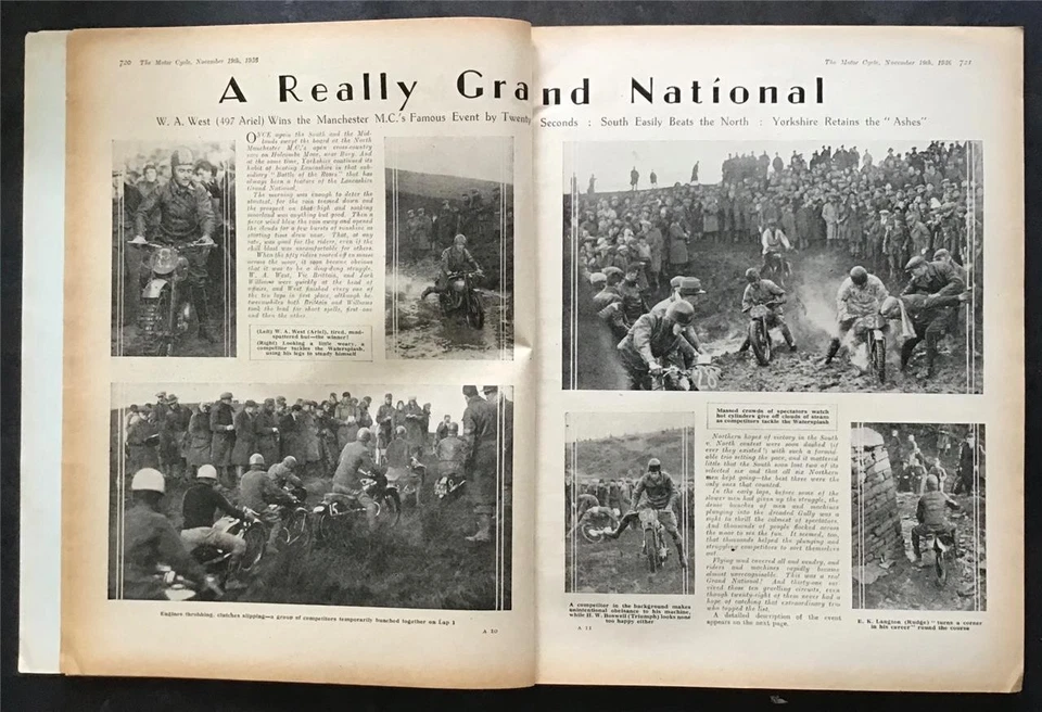 The MOTOR CYCLE Magazine 19 Nov 1936 #No.1754 Improved AJW Foxes - Image 4 of 4