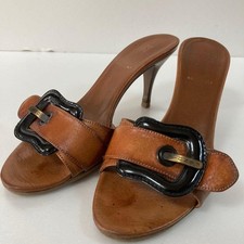 Rare Fendi Leather Sandals Italy Made Size 34...