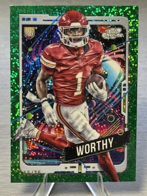   XAVIER WORTHY 2024 Topps Cosmic Chrome Green Space Dust Refractor /75!!!  