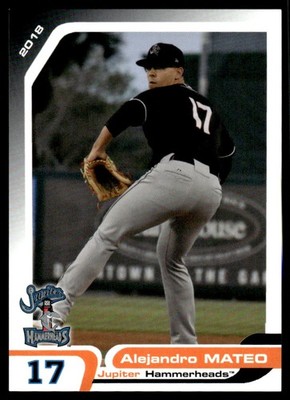 2018 Alejandro Mateo Choice Minor League Rookie Marlins Jupiter Hammerheads