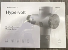 Hyperice Hypervolt Percussion Massage Gun Bluetooth Handheld Gray 5 Heads