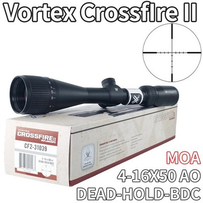Vortex Crossfire II  4-16x50mm AO Riflescope - Dead-Hold BDC Reticle (CF2-31039)